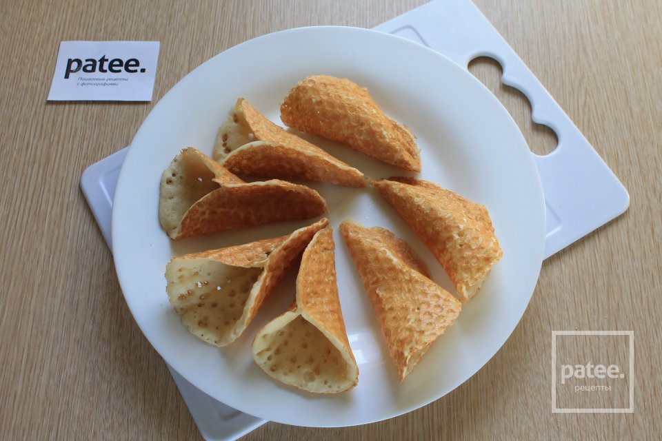 Арабские блинчики Катаеф с творожным кремом - Шаг 8