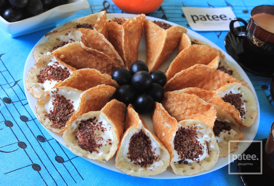 Арабские блинчики Катаеф с творожным кремом - Шаг 15