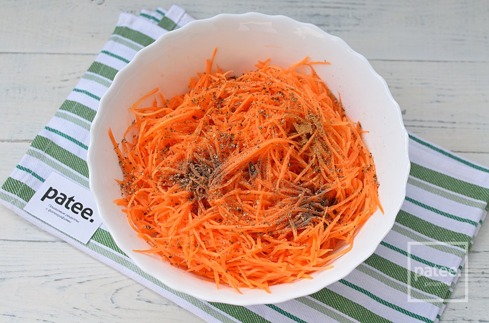 Морковь по-корейски - Шаг 4