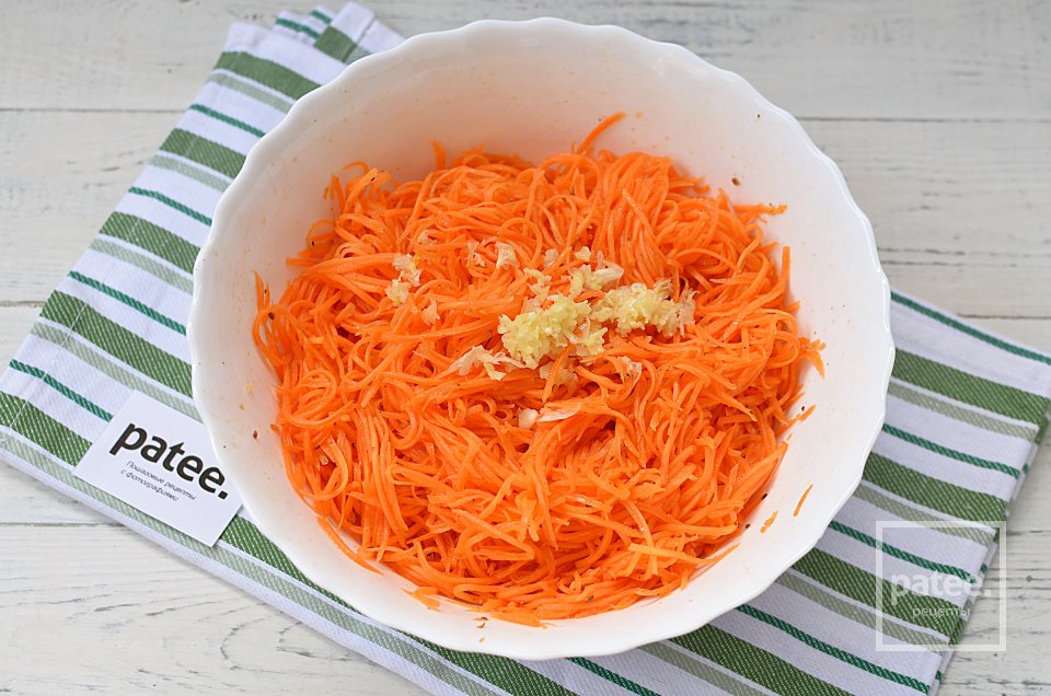 Морковь по-корейски - Шаг 7