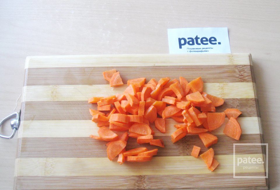 Тушеная капуста с куриными желудками - Шаг 6