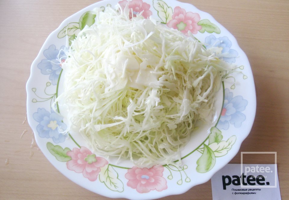 Тушеная капуста с куриными желудками - Шаг 8