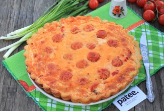 Мясной пирог на картофельном тесте