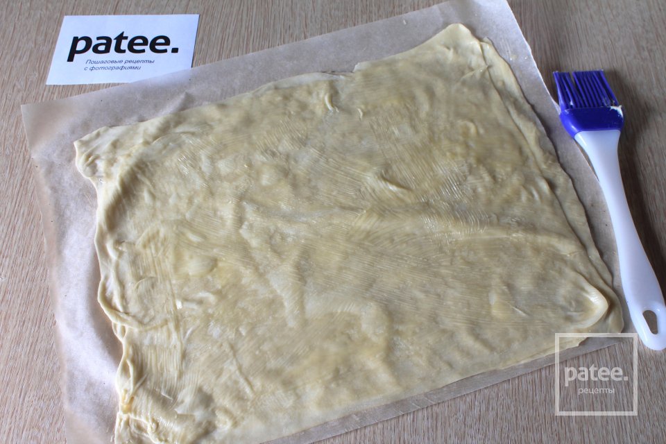 Штрудель из теста фило с грибами - Шаг 7