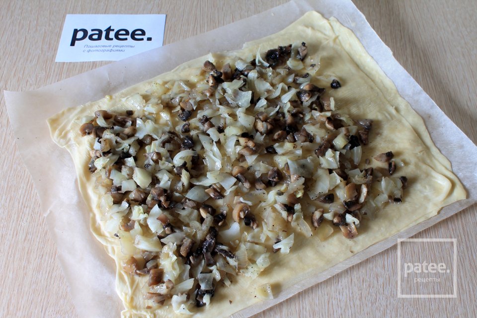 Штрудель из теста фило с грибами - Шаг 8