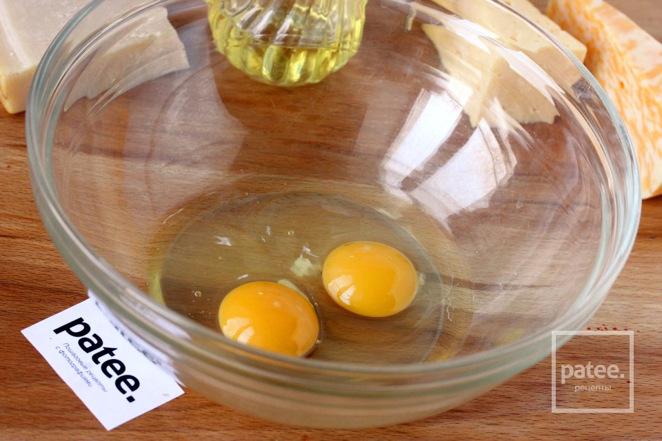 Сырный кекс Мраморный - Шаг 2