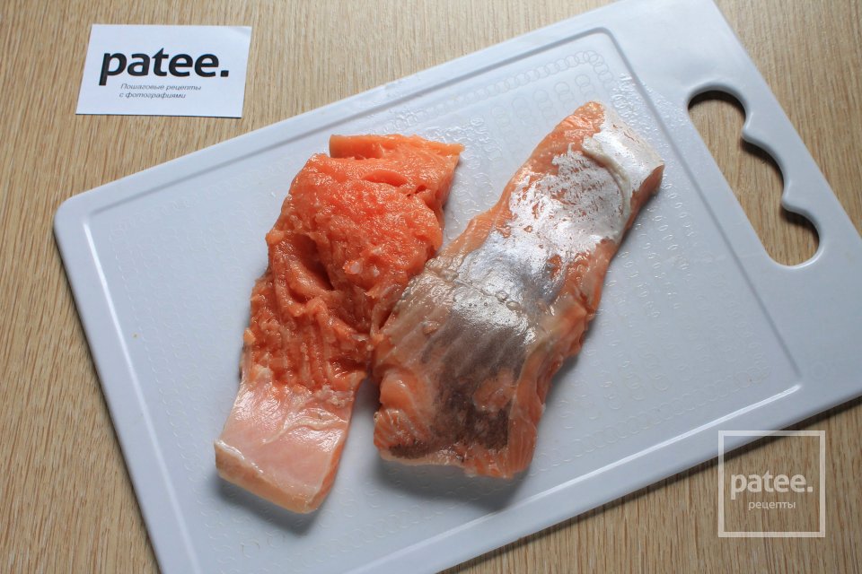 Семга в кунжуте на кабачковой подушке - Шаг 2