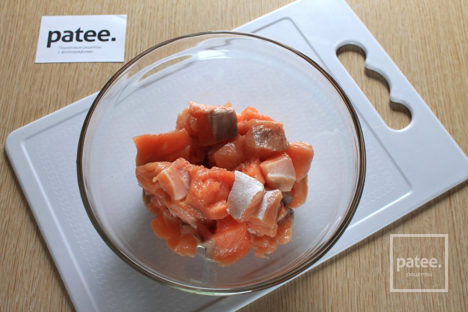 Семга в кунжуте на кабачковой подушке - Шаг 3