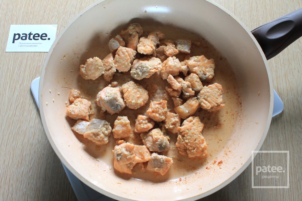 Семга в кунжуте на кабачковой подушке - Шаг 4