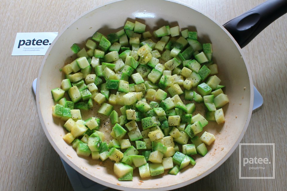 Семга в кунжуте на кабачковой подушке - Шаг 8