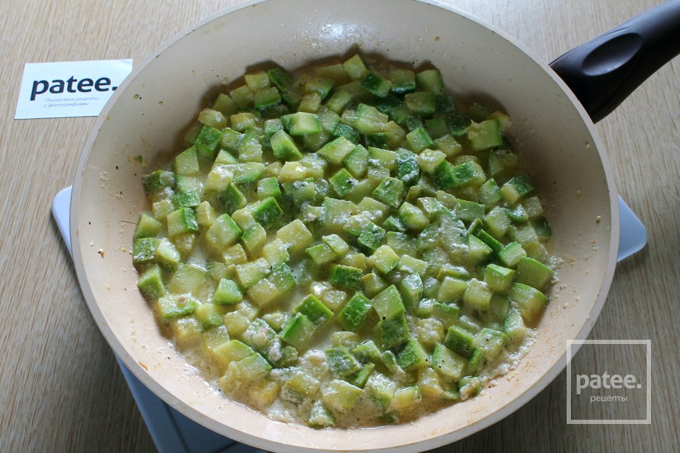 Семга в кунжуте на кабачковой подушке - Шаг 9