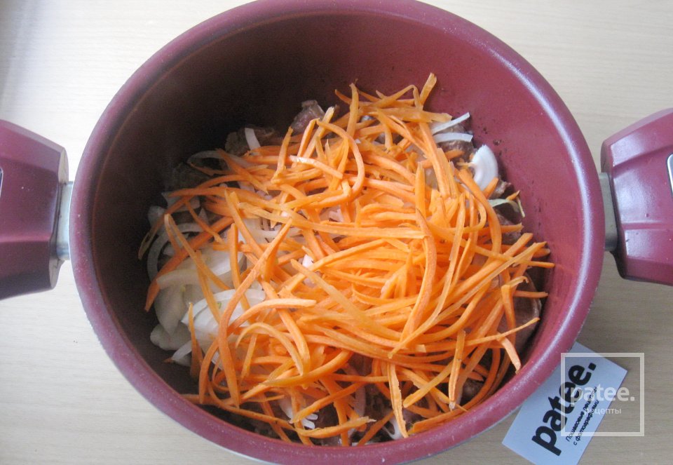 Куриные сердечки и желудки в сливочно-томатном соусе - Шаг 7