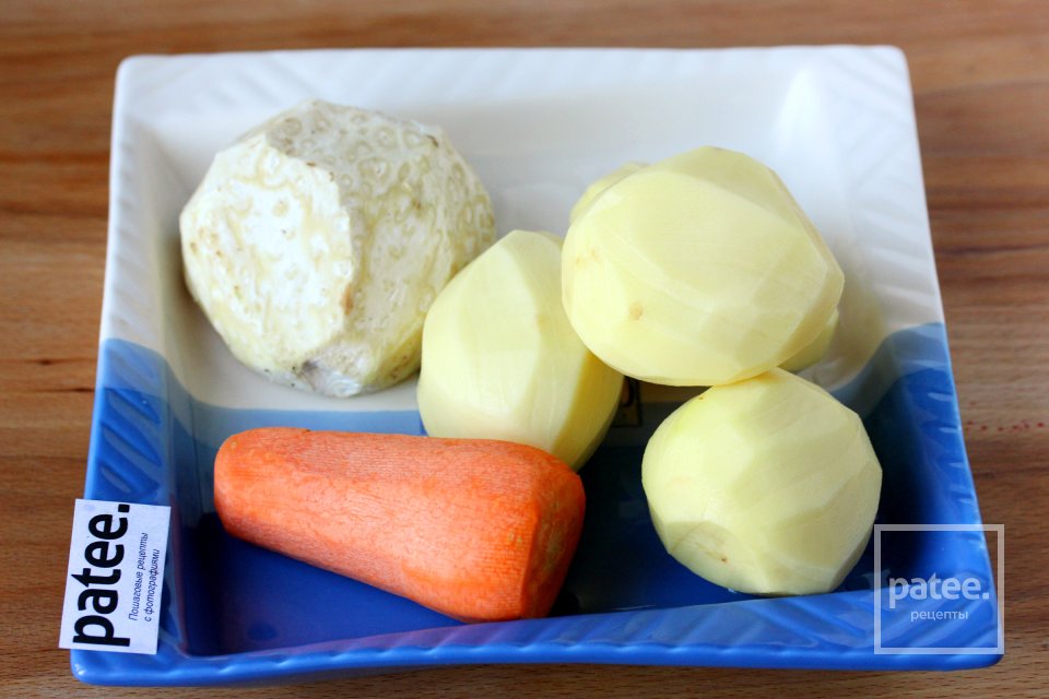 Картофельное пюре с сельдереем и морковью - Шаг 2