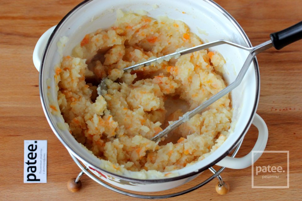 Картофельное пюре с сельдереем и морковью - Шаг 7
