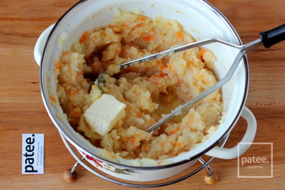 Картофельное пюре с сельдереем и морковью - Шаг 8