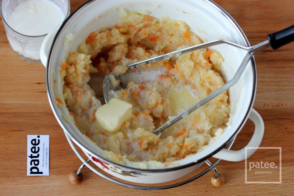 Картофельное пюре с сельдереем и морковью - Шаг 9