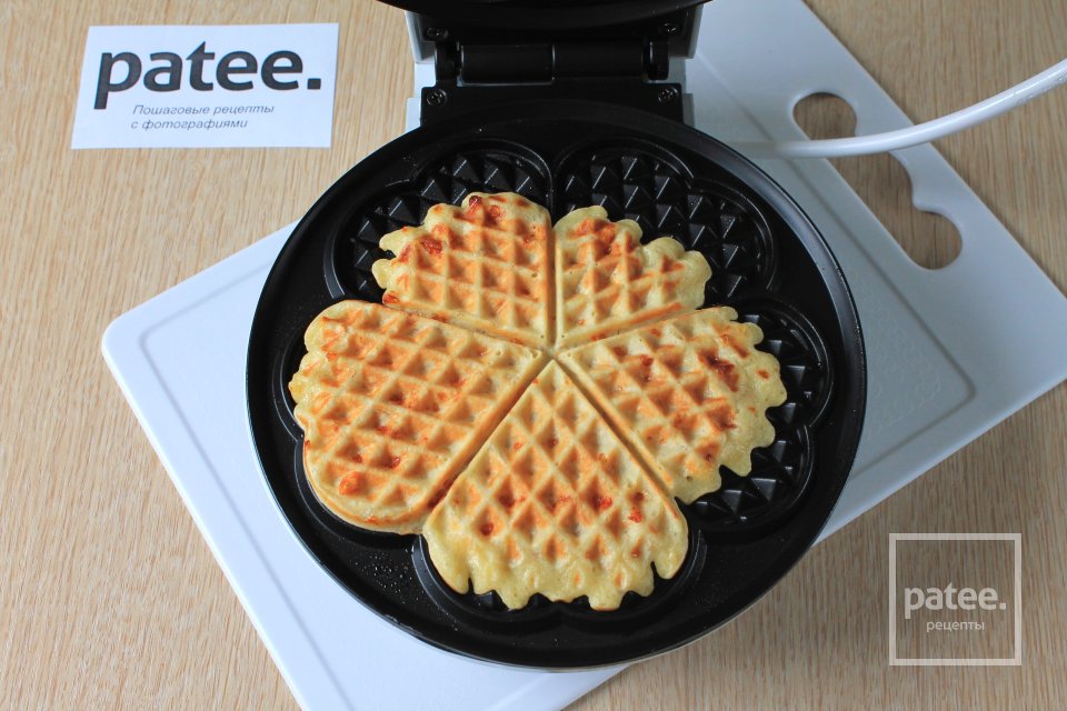 Вафли с овсяными хлопьями и сыром - Шаг 10