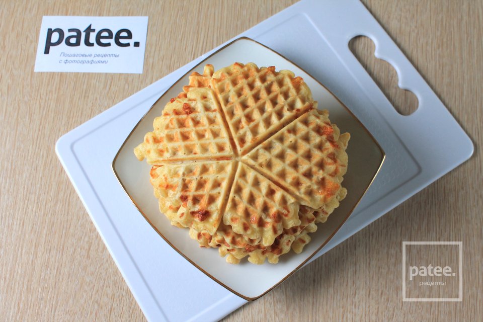Вафли с овсяными хлопьями и сыром - Шаг 11