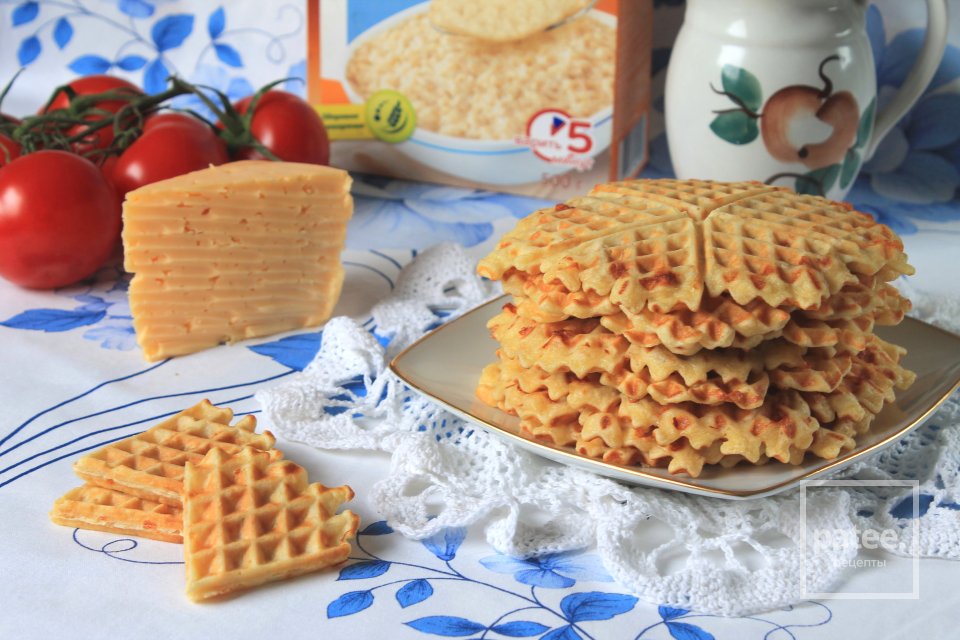 Вафли с овсяными хлопьями и сыром - Шаг 12