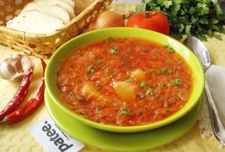 Борщ с  квашеной капустой