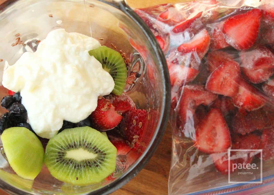 Ягодный смузи с киви - Шаг 7