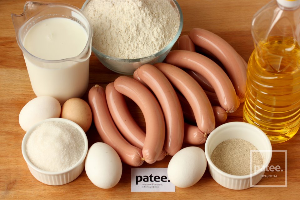 Духовые пирожки с сосисками - Шаг 1