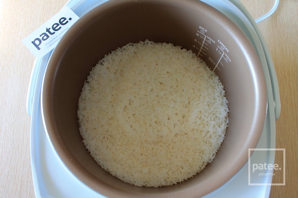 Роллы с семгой и грушей в мультиварке - Шаг 4