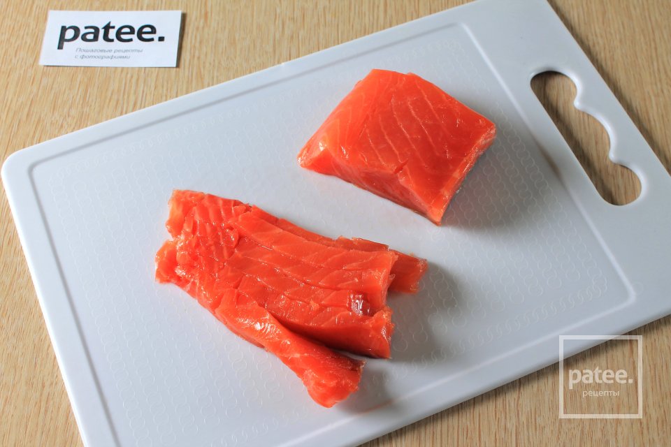 Роллы с семгой и грушей в мультиварке - Шаг 7