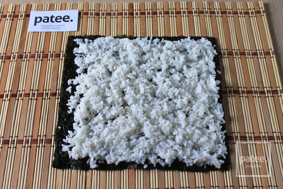 Роллы с семгой и грушей в мультиварке - Шаг 8