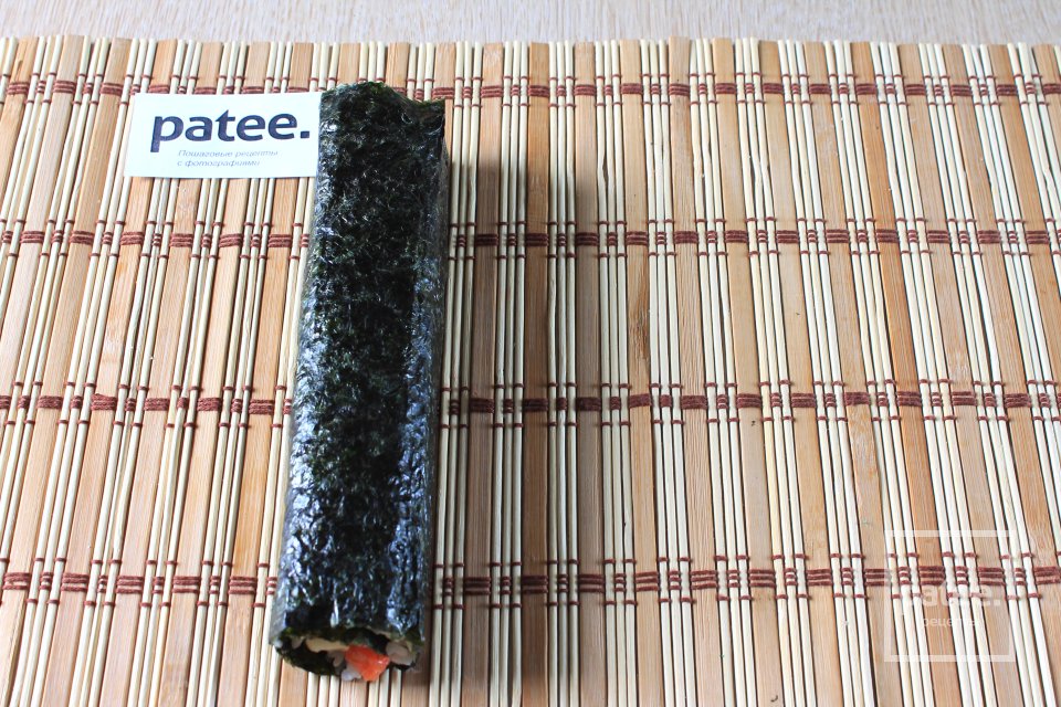 Роллы с семгой и грушей в мультиварке - Шаг 10