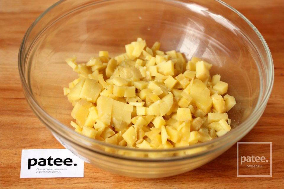 Салат Оливье с языком - Шаг 2