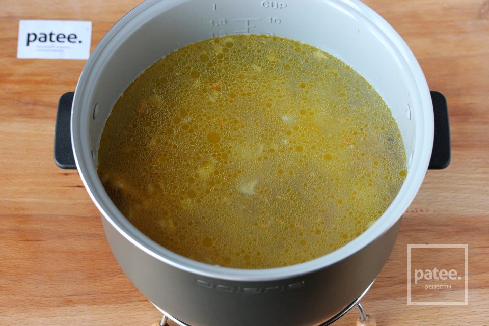 Куриный суп с вермишелью в мультиварке - Шаг 8