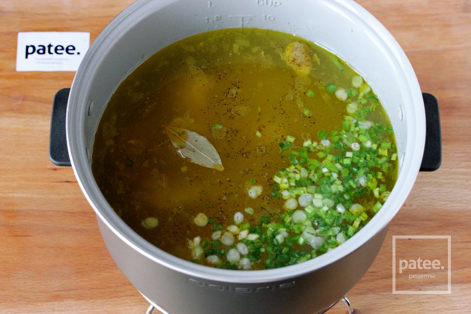 Куриный суп с вермишелью в мультиварке - Шаг 11