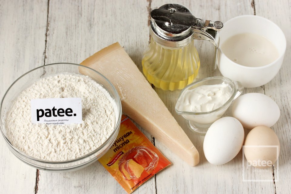 Вафли с пармезаном - Шаг 1