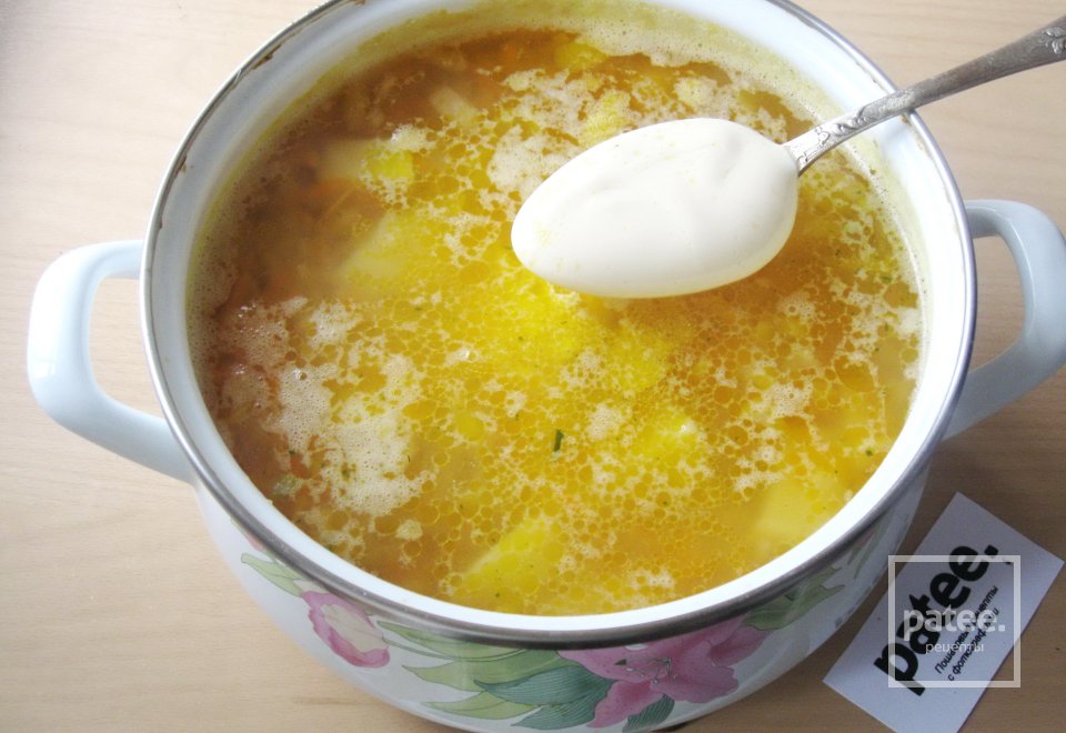 Суп с чечевицей и сыром - Шаг 11