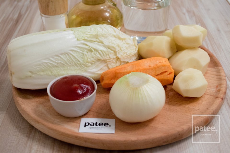 Картофель с капустой - Шаг 1