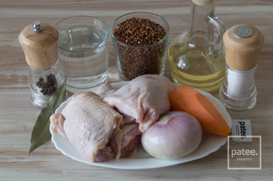 Гречка с курицей в мультиварке - Шаг 1