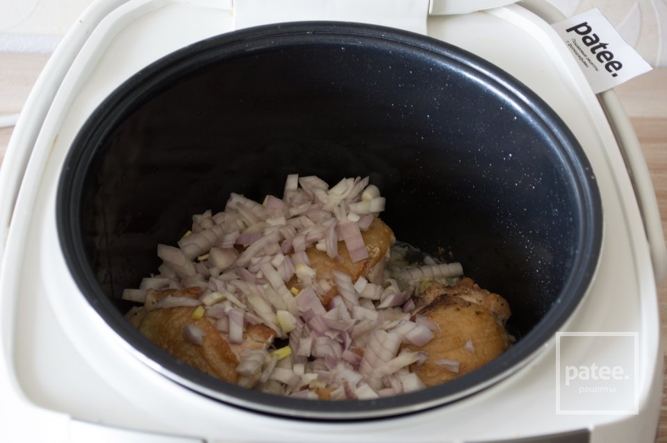 Гречка с курицей в мультиварке - Шаг 4