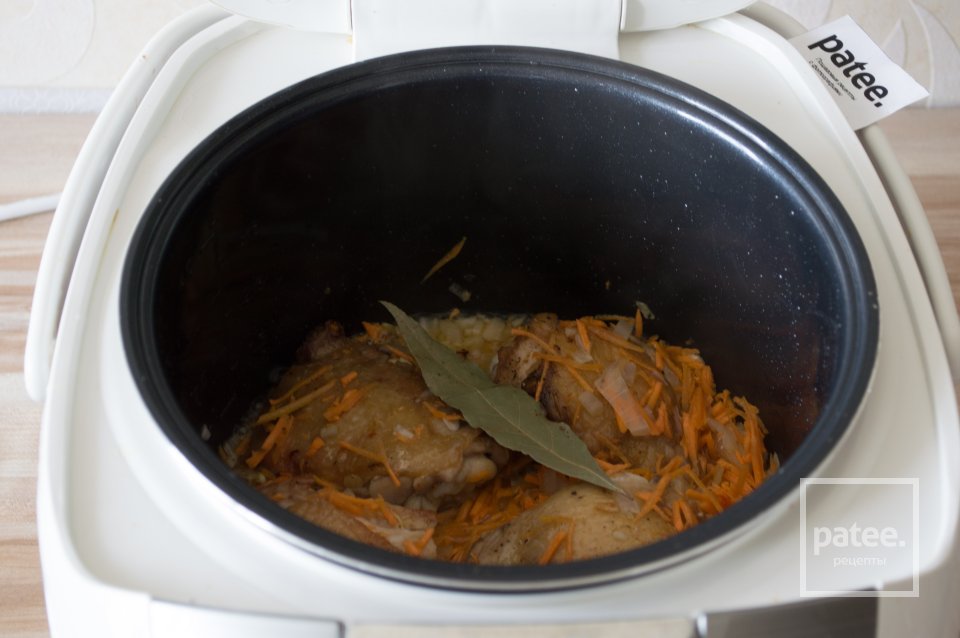 Гречка с курицей в мультиварке - Шаг 7