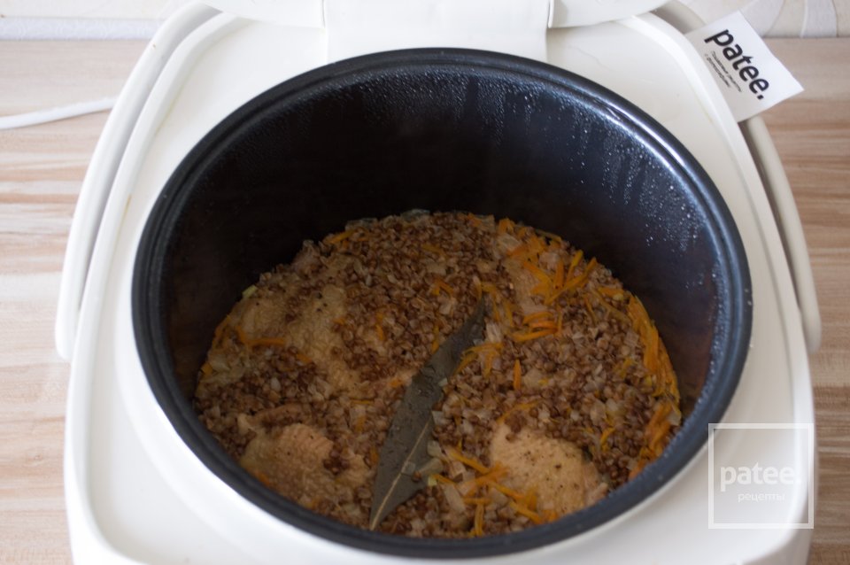 Гречка с курицей в мультиварке - Шаг 11