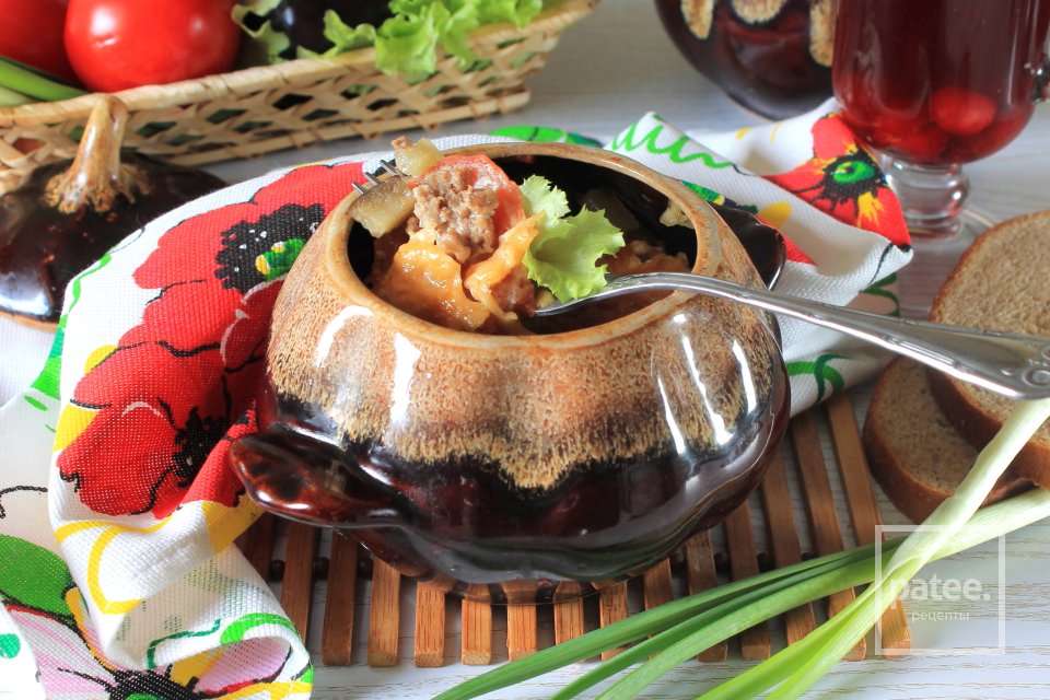 Баклажаны с мясом в горшочках - Шаг 12