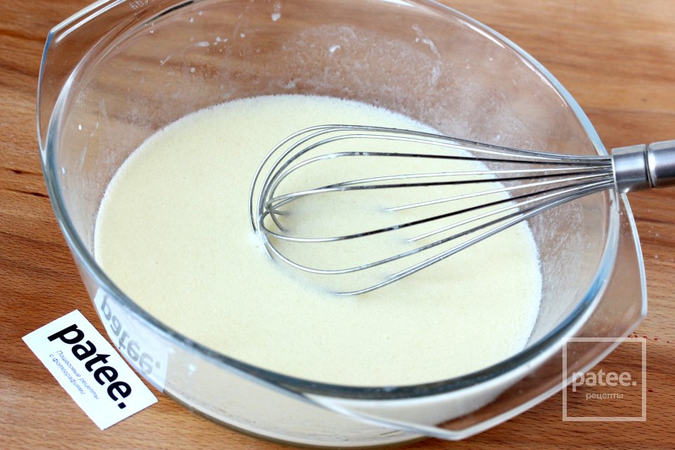 Шоколадный пирог с творожной начинкой и вишней - Шаг 7