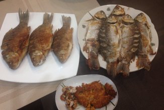 Карась жаренный