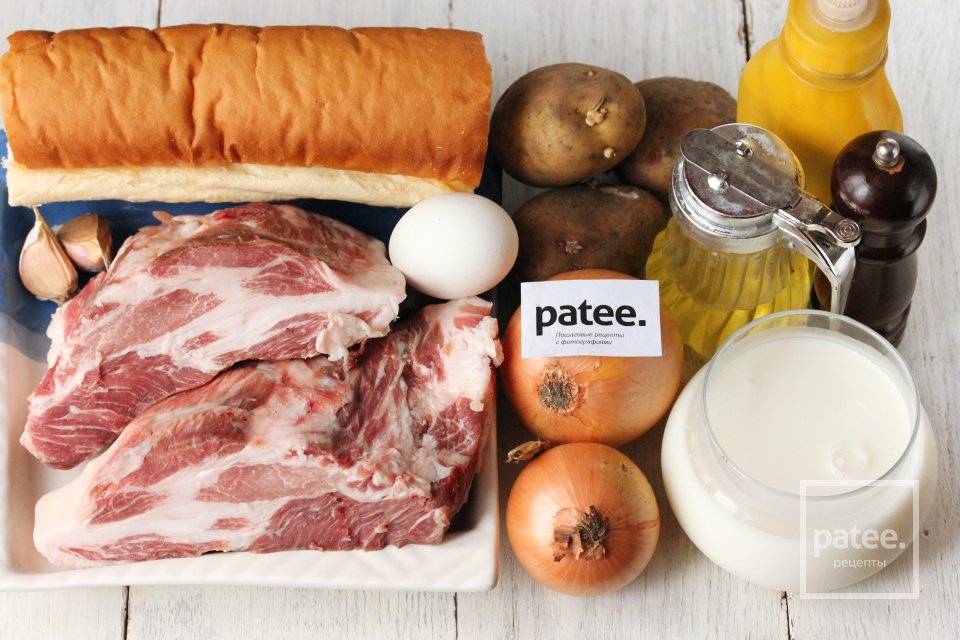 Котлеты из свинины Экономные - Шаг 1