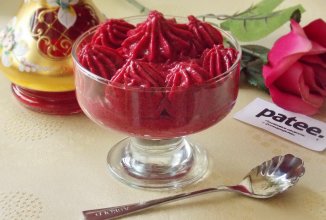 Мусс из черной смородины и ежевики