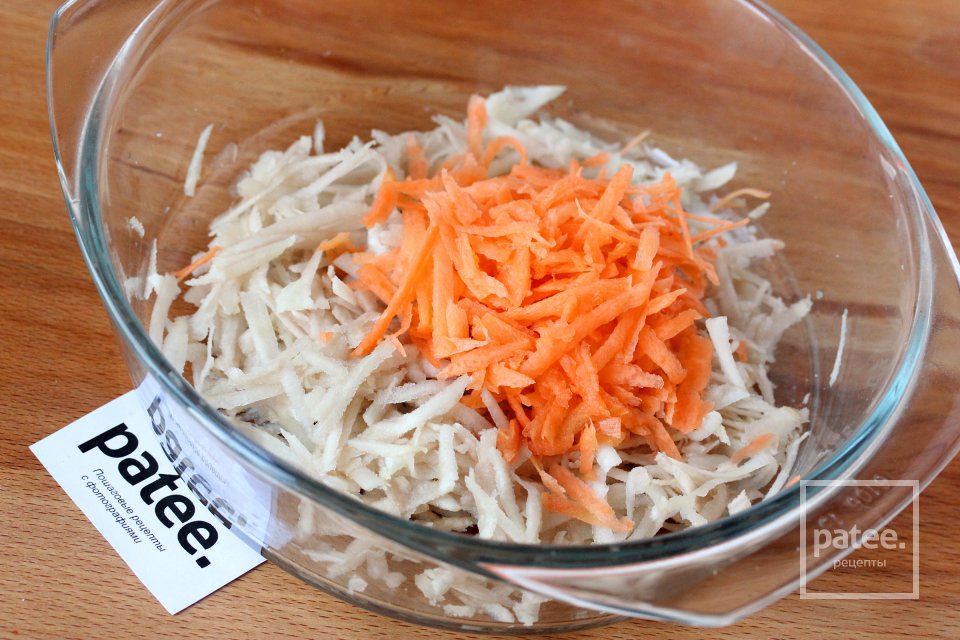 Салат из пекинской капусты с топинамбуром и морковью - Шаг 6