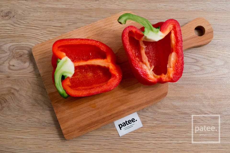 Запеченные перцы с курицей и сыром - Шаг 7