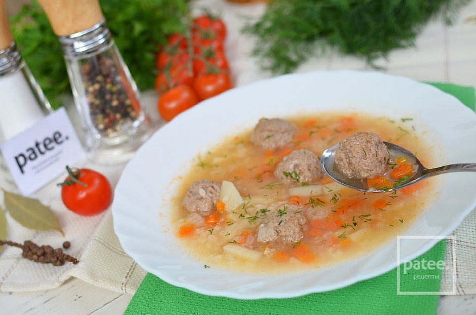 Суп с фрикадельками - Шаг 10