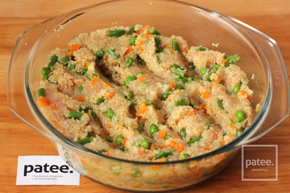 Голубцы с куриным фаршем, кускусом и овощами - Шаг 8