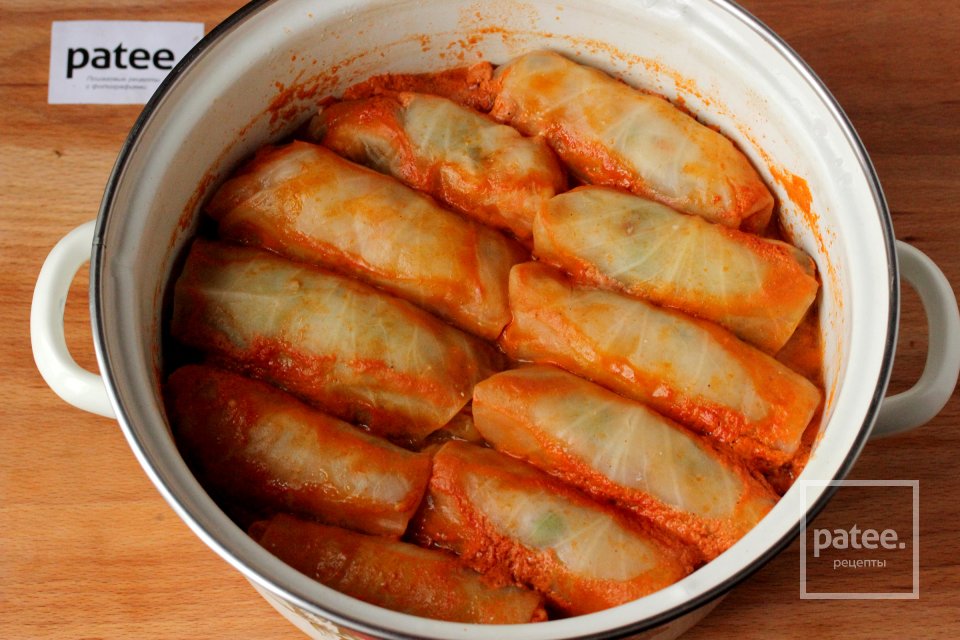 Голубцы с куриным фаршем, кускусом и овощами - Шаг 16